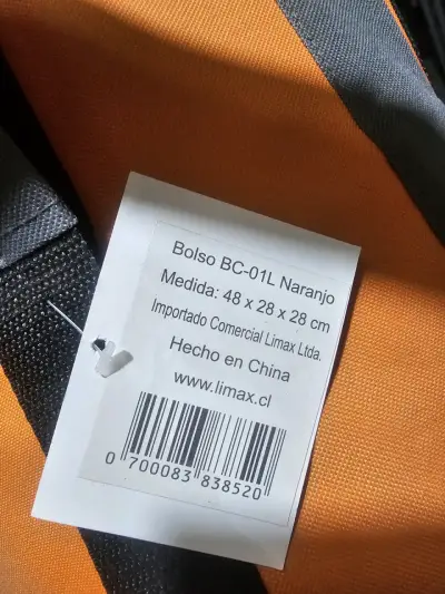 Transportadora de mascotas naranja y gris - miniatura 2