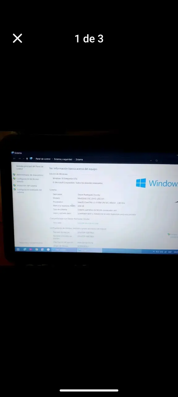 Laptop HP negra usada - 3