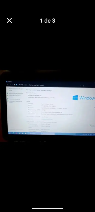 Laptop HP negra usada - miniatura 3