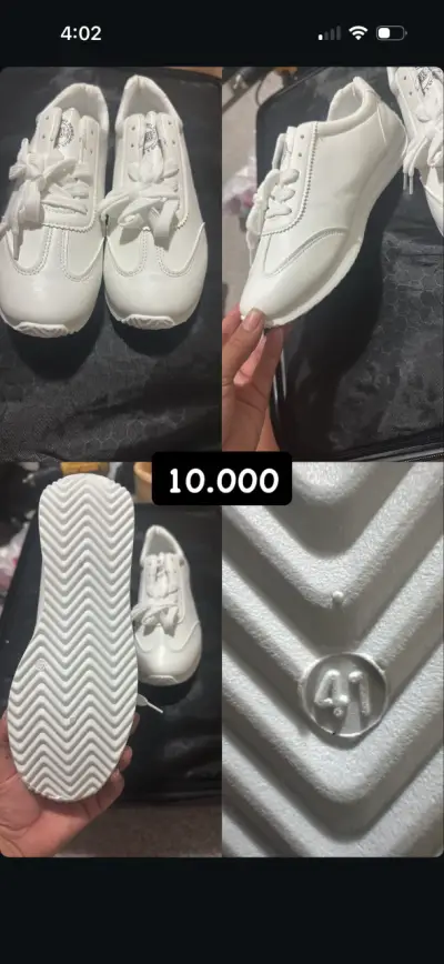 Zapatillas blancas talla 41 - miniatura 1