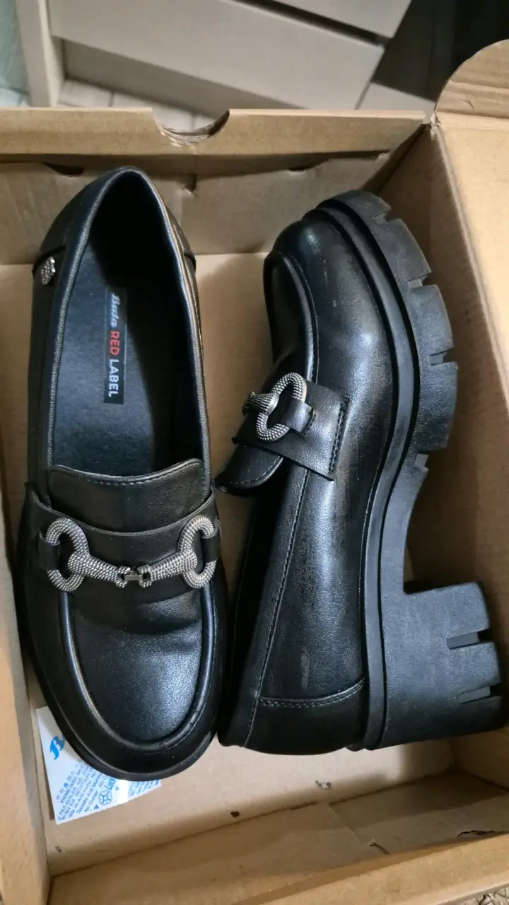 Zapatos estilo mocasín negros - 2