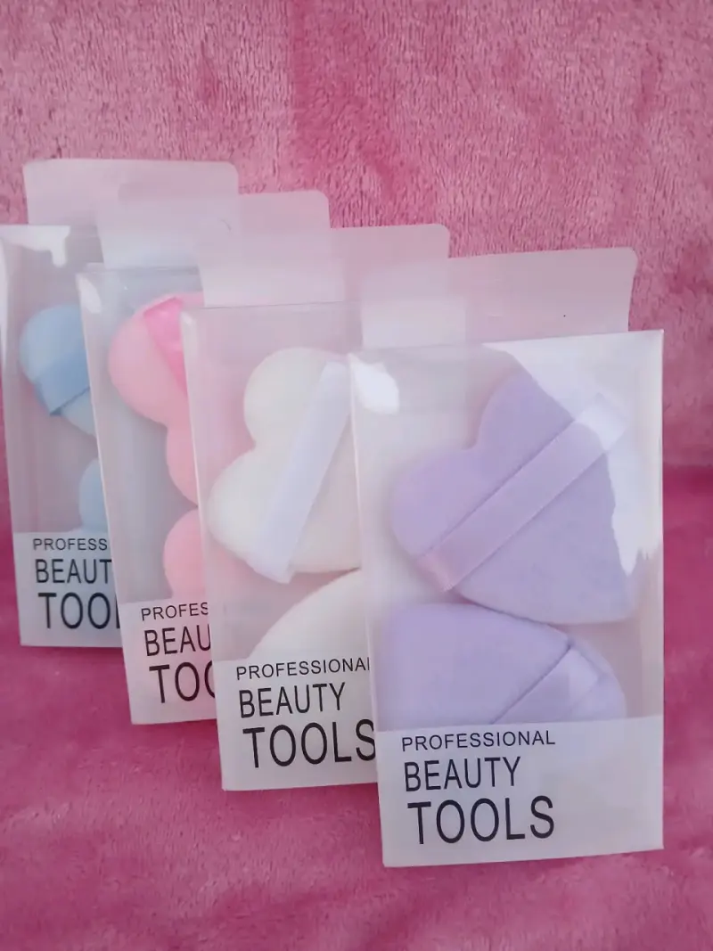 Esponjas de maquillaje en forma de corazón - 1