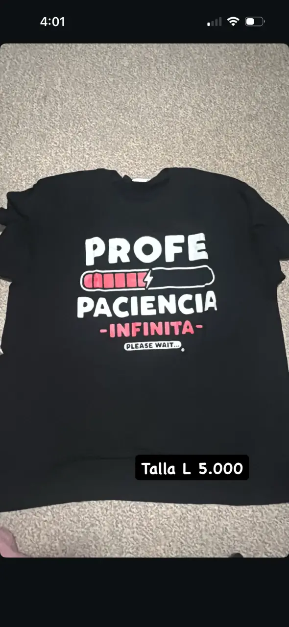 Polera gris estampada 'La Salud Mental Importa' - 2