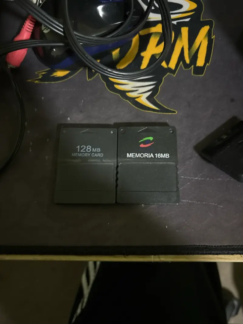 Consola PS2 Slim Con 2 mandos y cables originales - 5