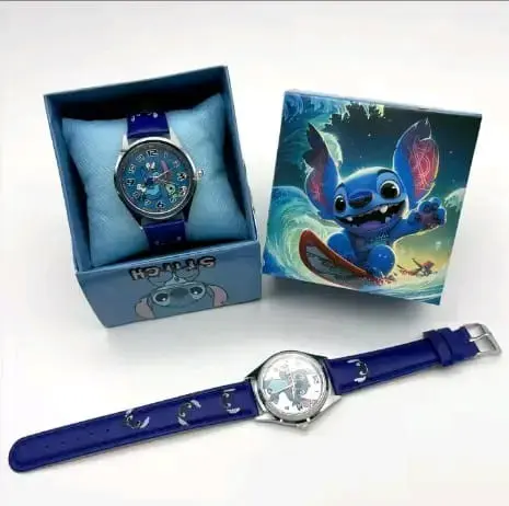 Reloj infantil Stitch azul - 2