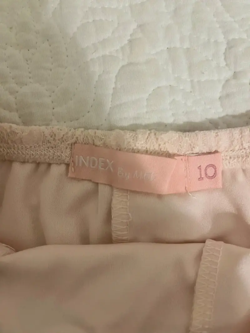 Vestido de encaje rosado niña INDEX TALLA 10 - 2