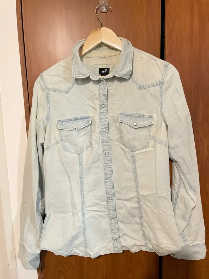 Camisa mezclilla H&M