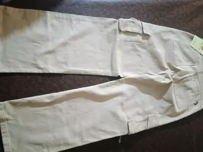 Pantalón cargo Beige mujer - miniatura 2