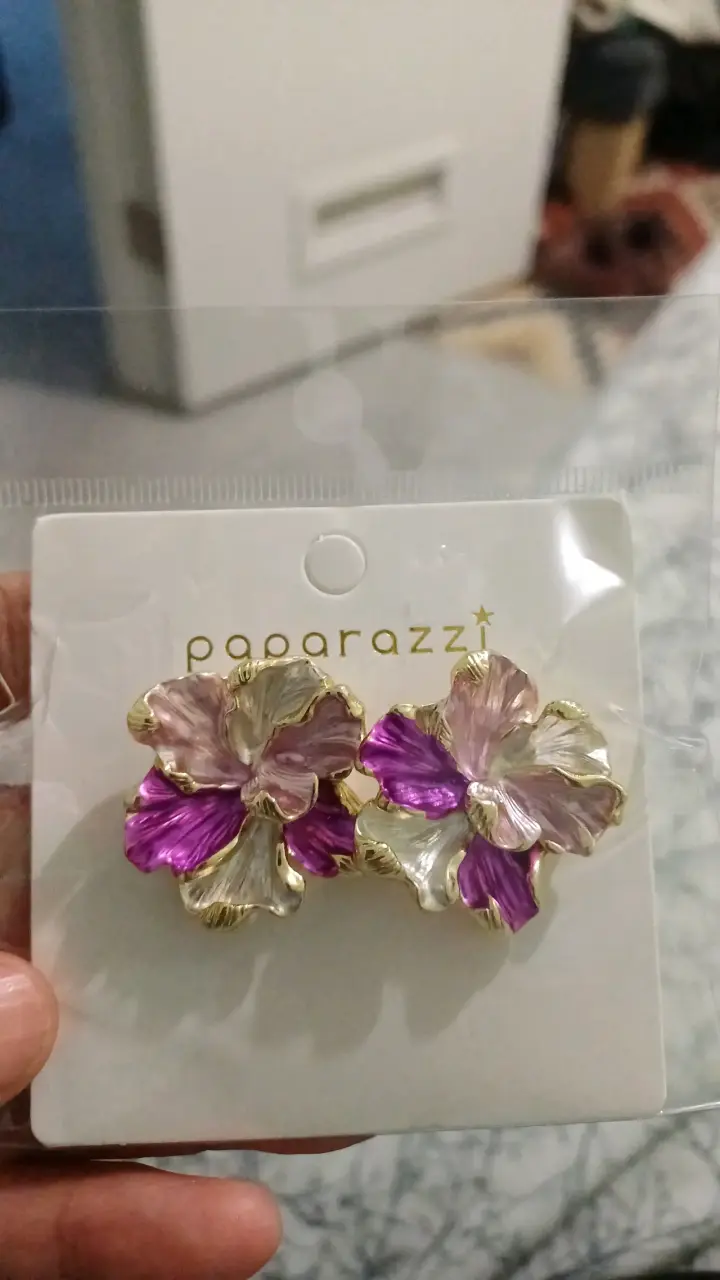 Aros flor Paparazzi multicolor $3000 2X $5000 - 3