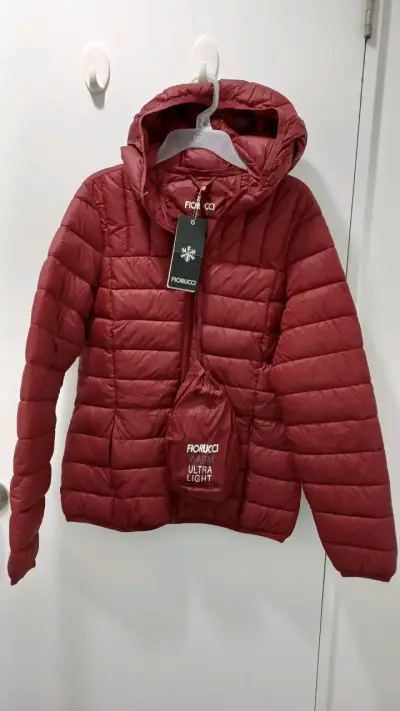 Chaqueta puffer roja Fiorucci - miniatura 2