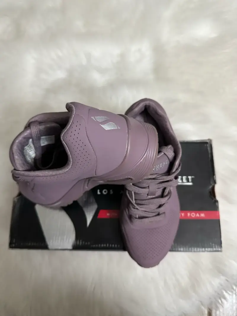 Zapatillas moradas Skechers - 2