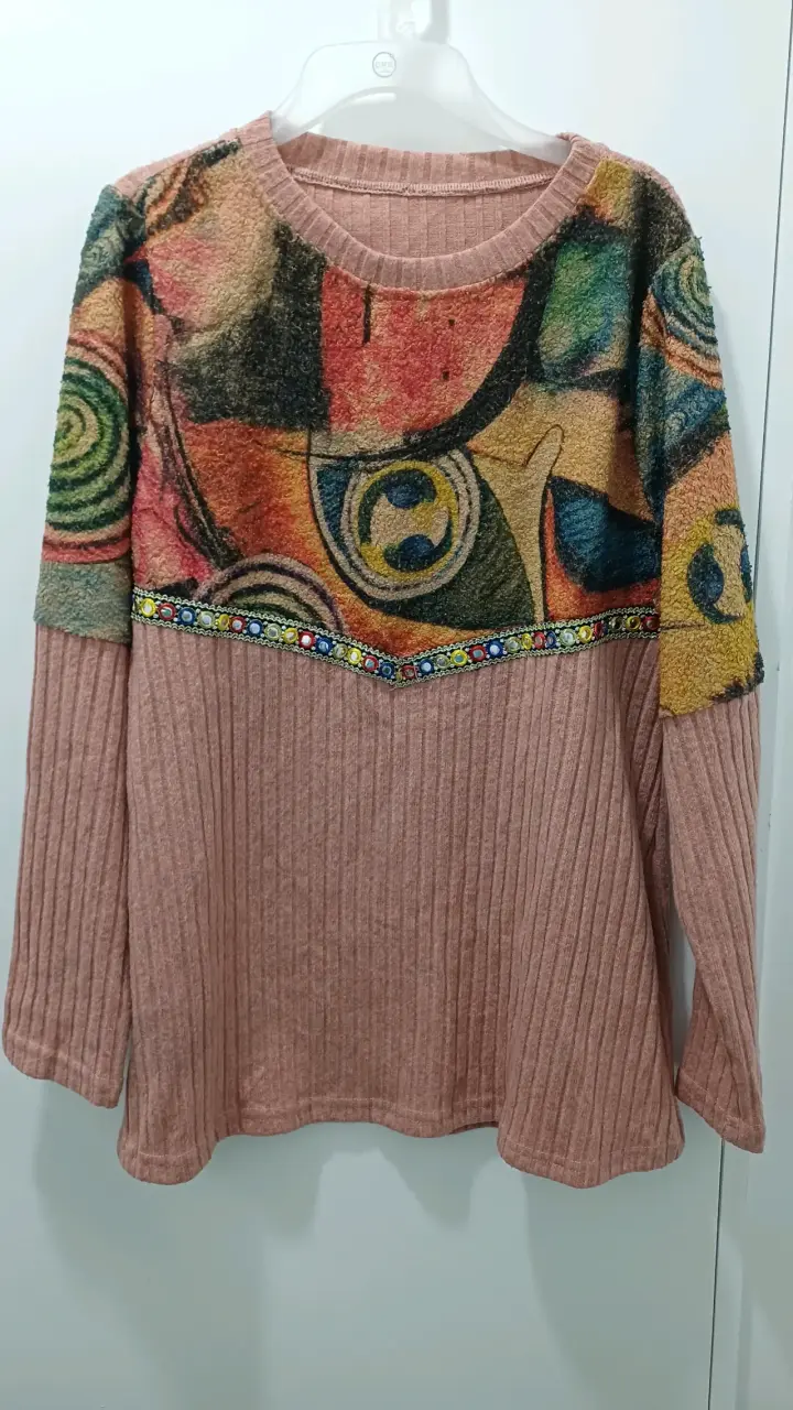 Polerón tie-dye gris y negro - 2