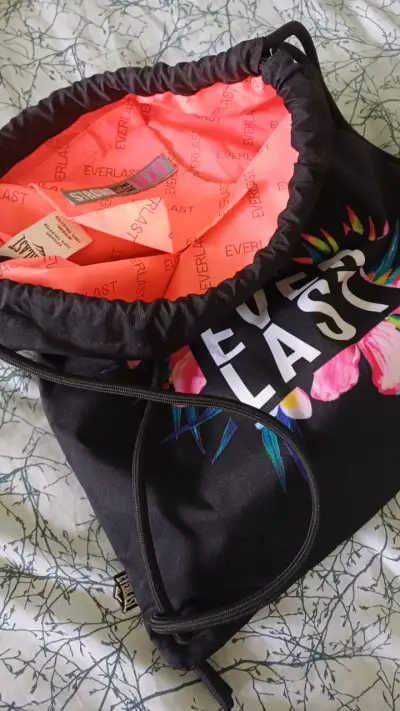 Mochila saco negra Everlast original - miniatura 3