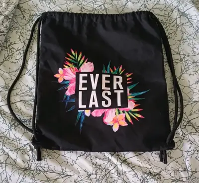 Mochila saco negra Everlast original - miniatura 4