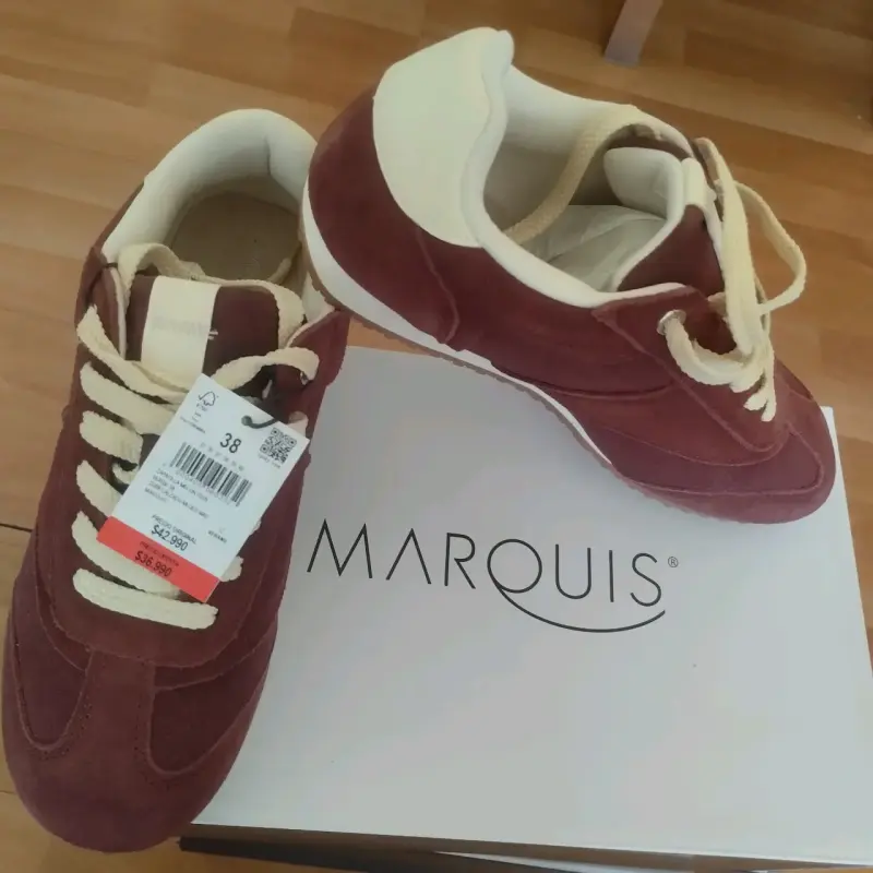 Zapatillas burdeos Marquis talla 38 - 1