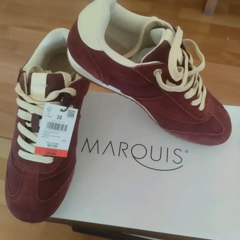 Zapatillas burdeos Marquis talla 38 - 2
