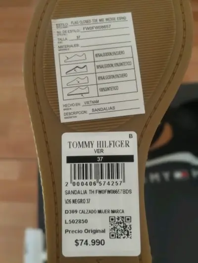 Sandalia Tommy Hilfiger negros - miniatura 6
