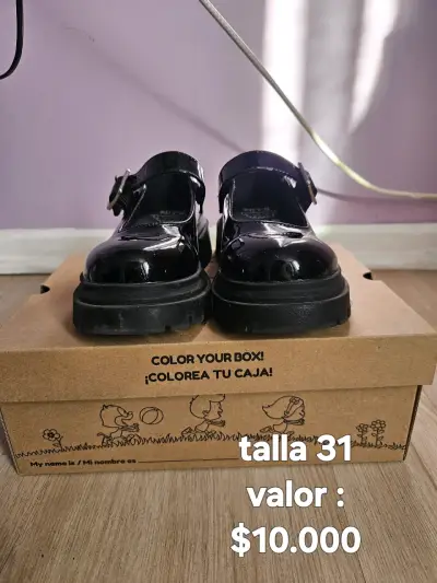Zapatos de charol negros talla 31 - miniatura 1