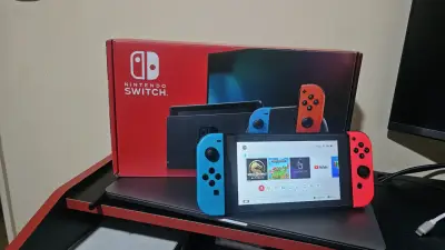Consola Nintendo Switch Con Caja y Accesorios Orig - miniatura 2