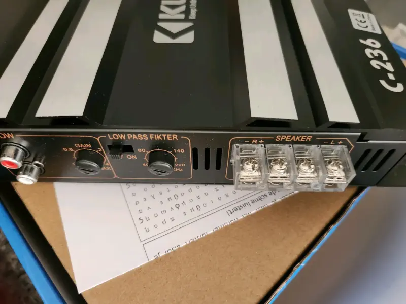 Amplificador para auto Kucer - 3