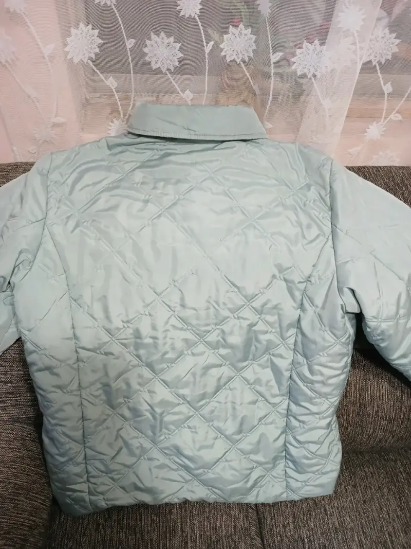 Chaqueta acolchada celeste - 2