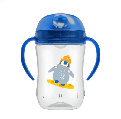 Vaso entrenador pingüino azul 270 ml - miniatura 1