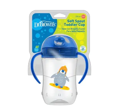 Vaso entrenador pingüino azul 270 ml - miniatura 2