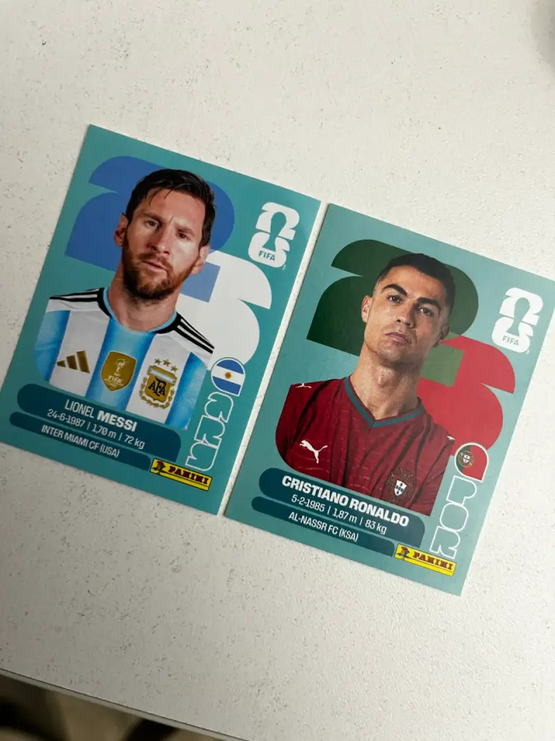 Láminas de Messi + Ronaldo 2026 - 3