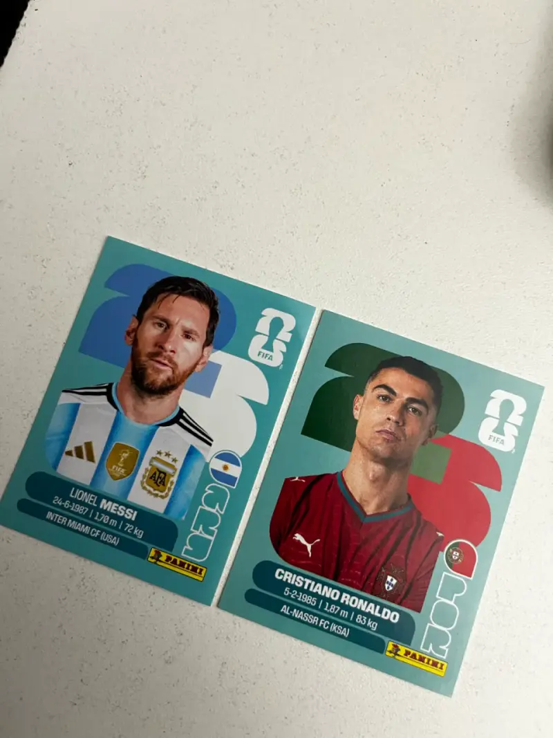 Láminas de Messi + Ronaldo 2026 - 5
