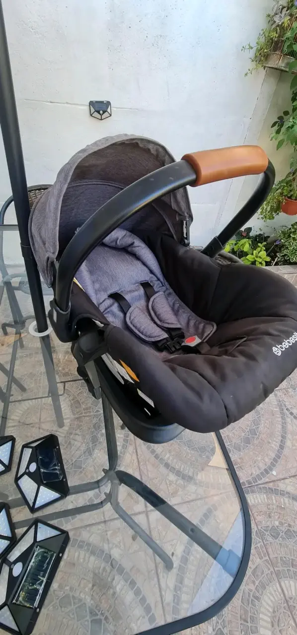 Silla de auto para bebé gris - 2