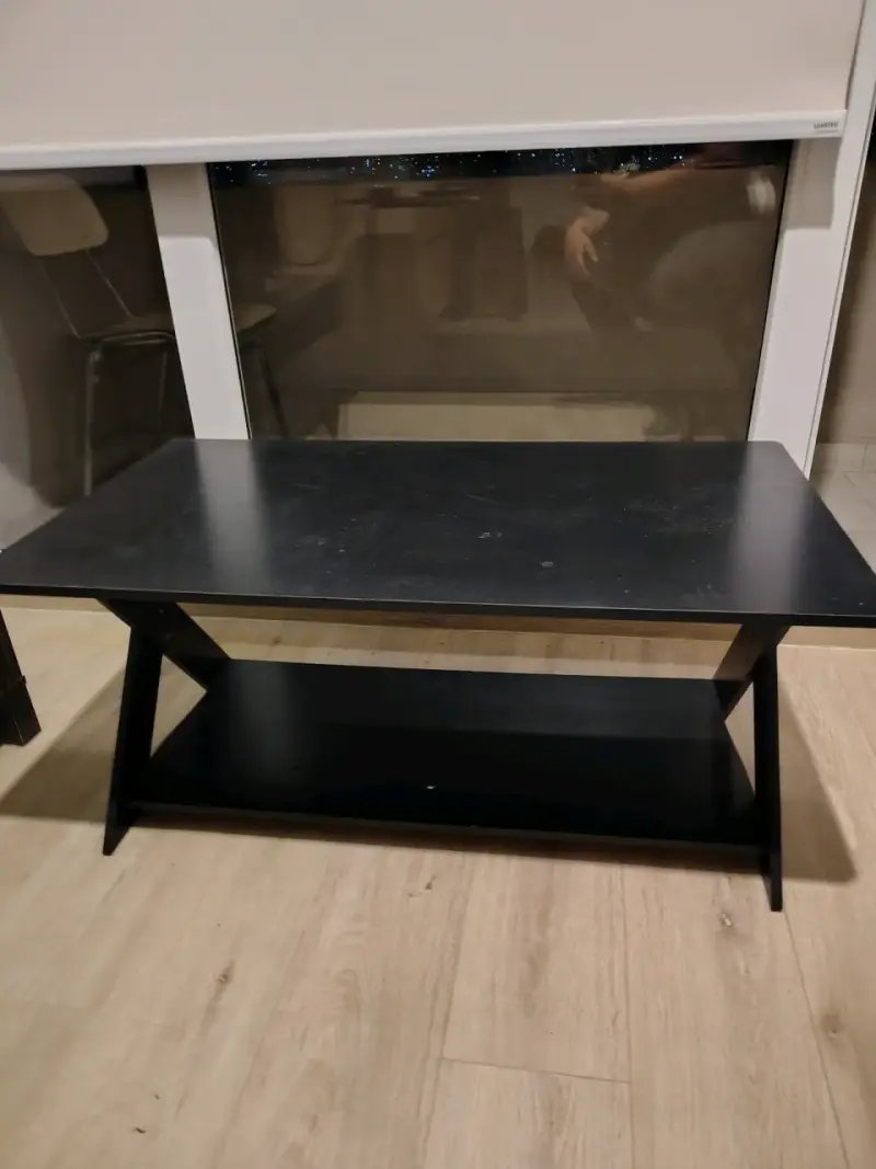 Mesa de centro negra - 1