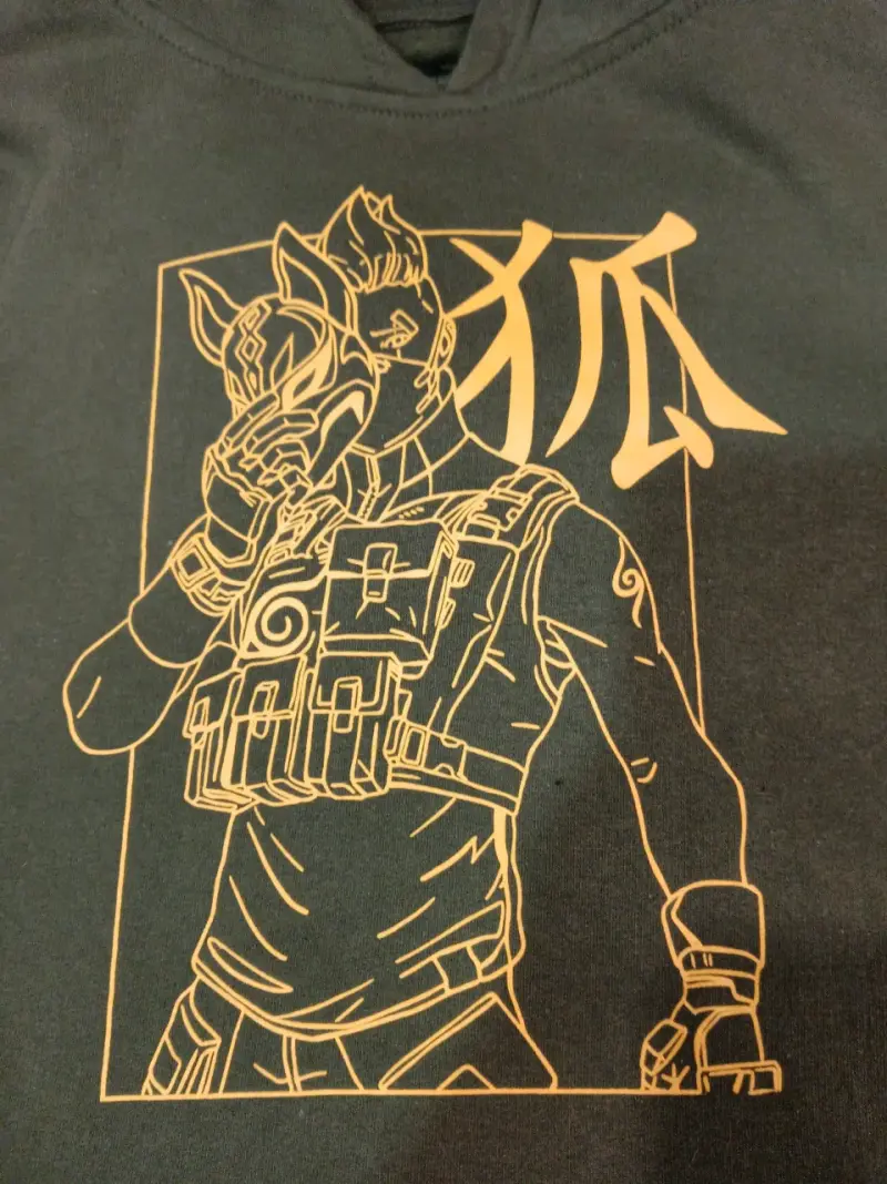 Polerón Verde Militar Fortnite Talla L - 4