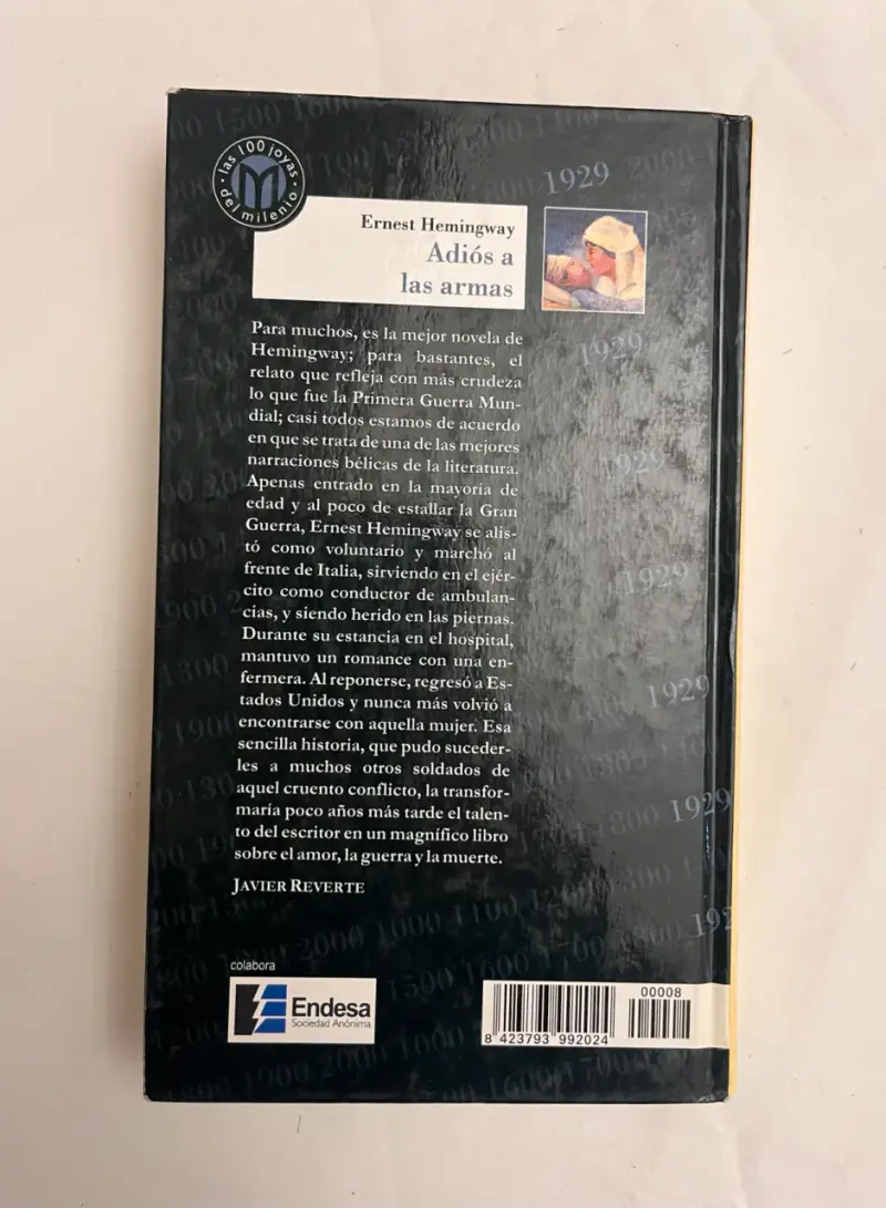 Libro 'Adiós a las armas' - Ernest Hemingway - 2