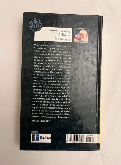 Libro 'Adiós a las armas' - Ernest Hemingway - miniatura 2