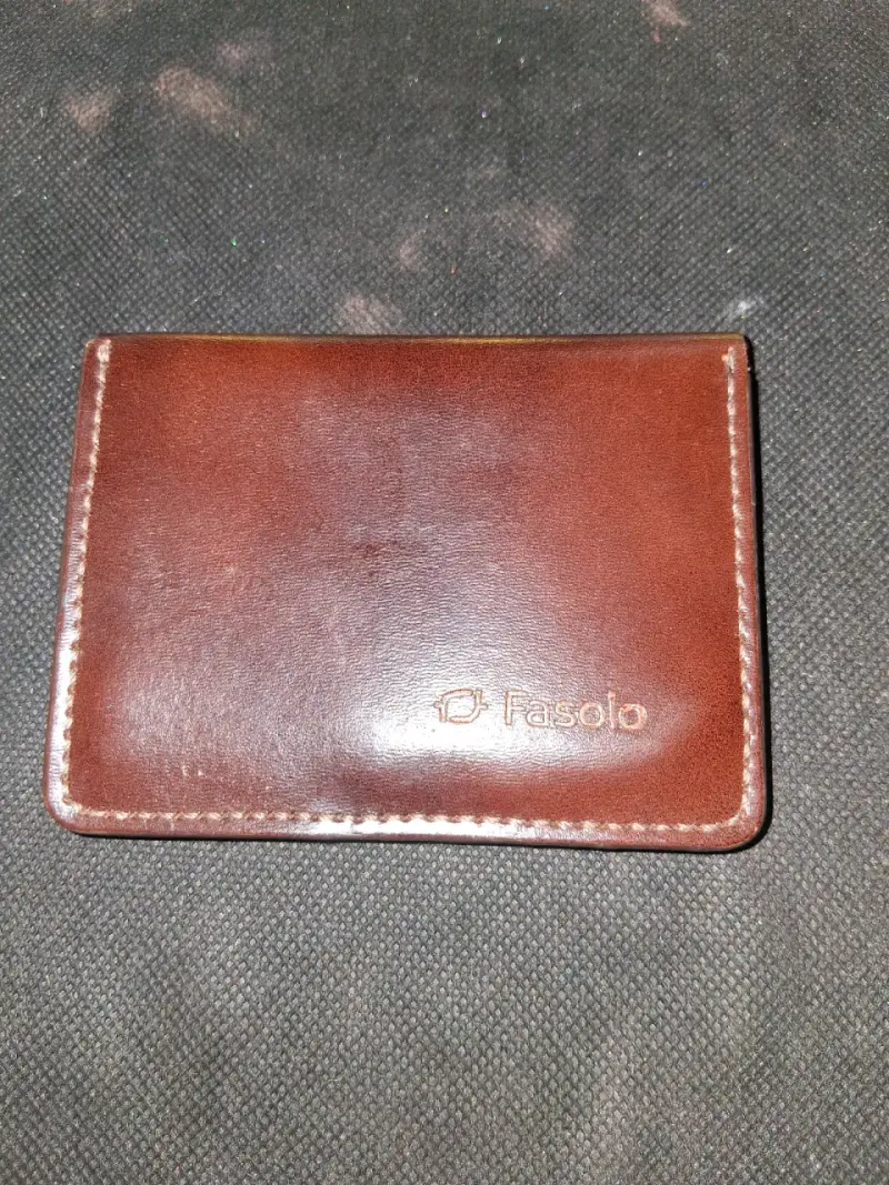 Carpeta de cuero marrón - 2