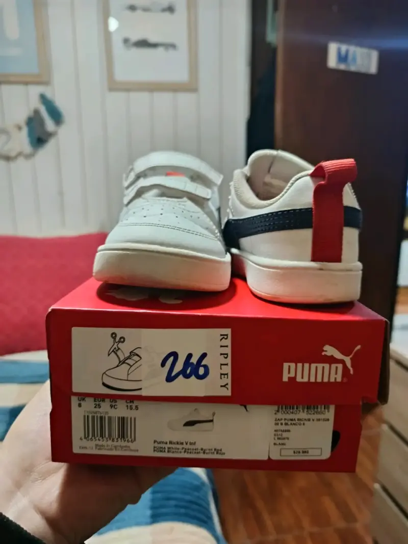 Zapatillas deportivas niño blancas - 3