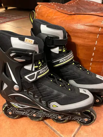 Patines Rollerblade negros y grises - miniatura 2