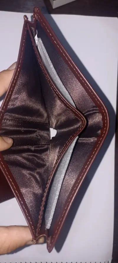 Billetera marrón de cuero - miniatura 1