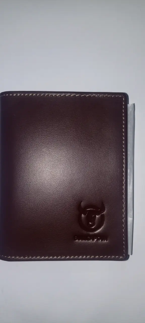 Billetera marrón de cuero - 4