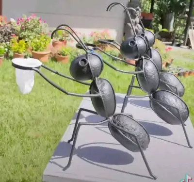 Escultura de hormiga jardín - miniatura 3