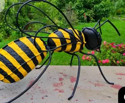 Escultura de hormiga jardín - miniatura 4