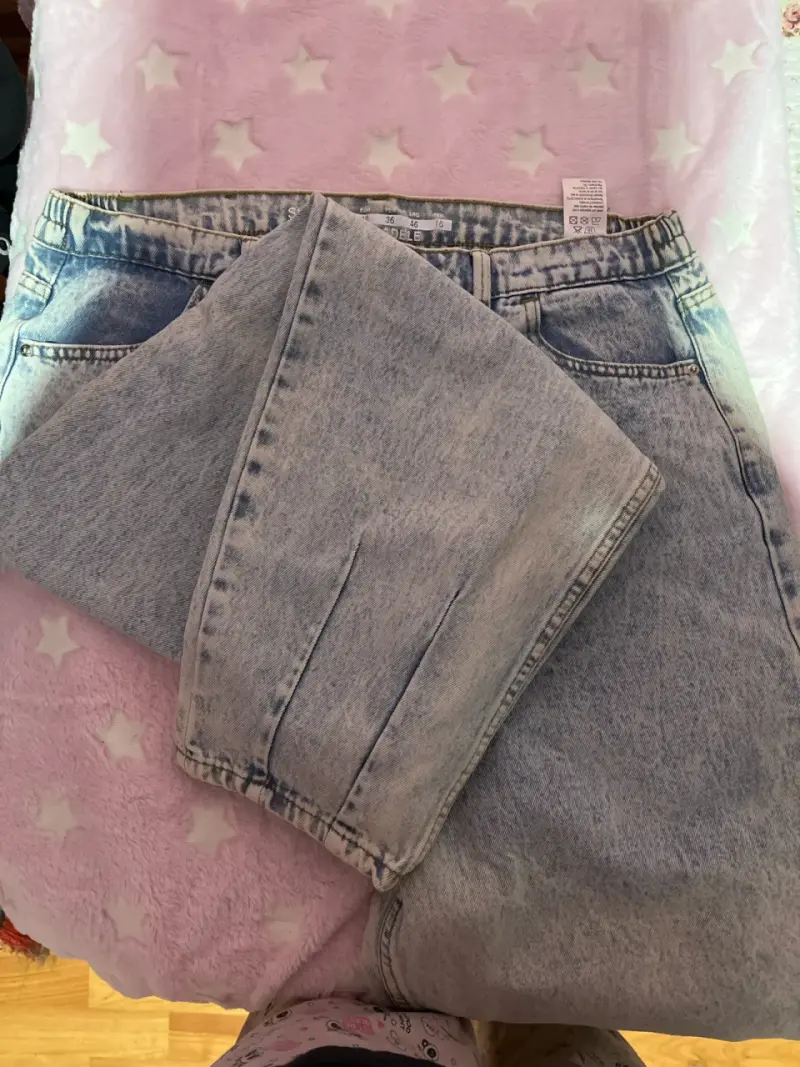 Jeans acid wash talle 46 - 2