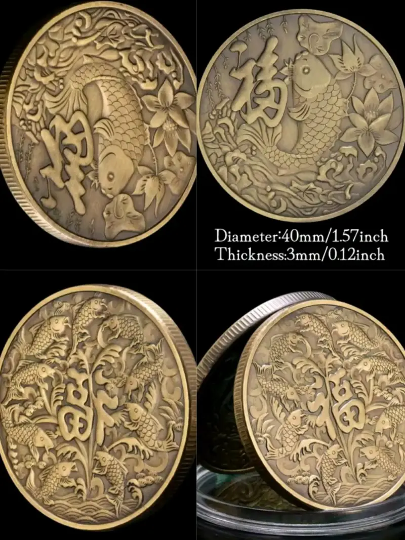 Monedas de la suerte doradas - 2