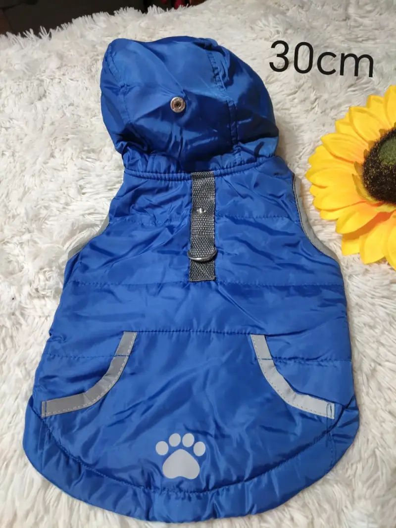 Chaqueta azul para perro - 2