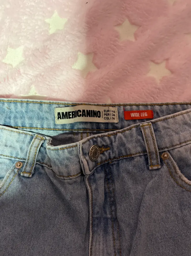 Jeans azul Americanino wide leg - 1