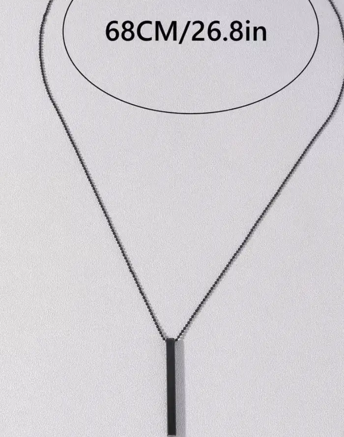 Collar largo minimalista - 1