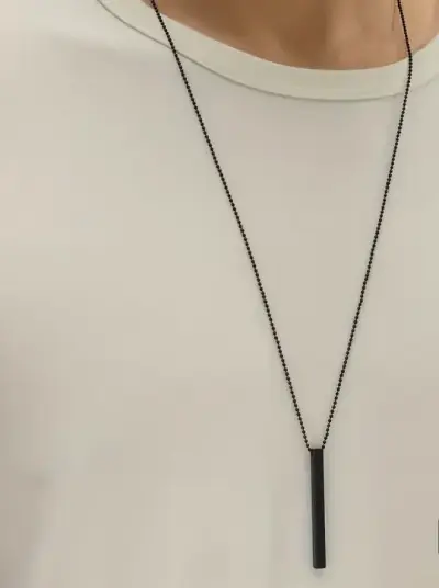 Collar largo minimalista - miniatura 2