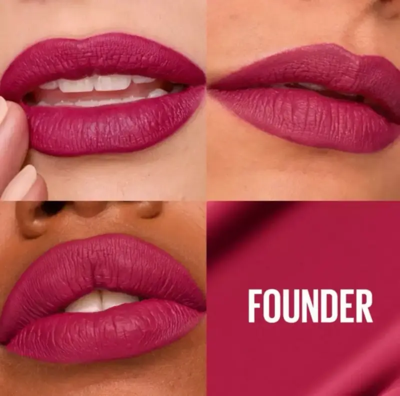 Labial líquido mate rojo - 4