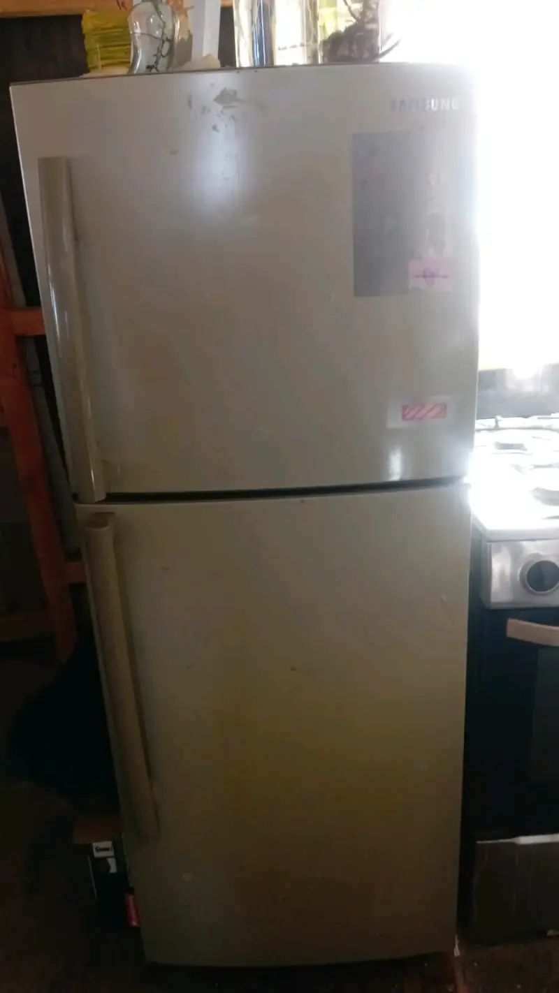 Refrigerador Samsung blanco usado - 6