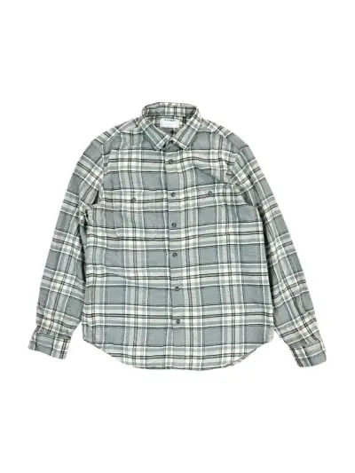 Camisa a cuadros gris - miniatura 1